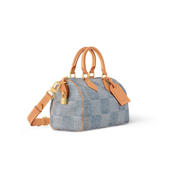 LOUIS VUITTON DENIM SPEEDY 25 BANDOULIÈRE N40700 (25*15*15cm)