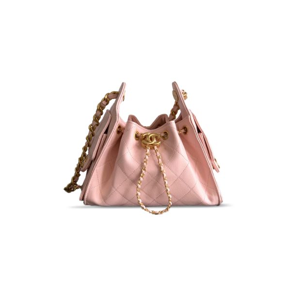 CHANEL 25 MINI HOBO BAG GRAINED CALFSKIN AS5631 00 (22*20*12.5cm)